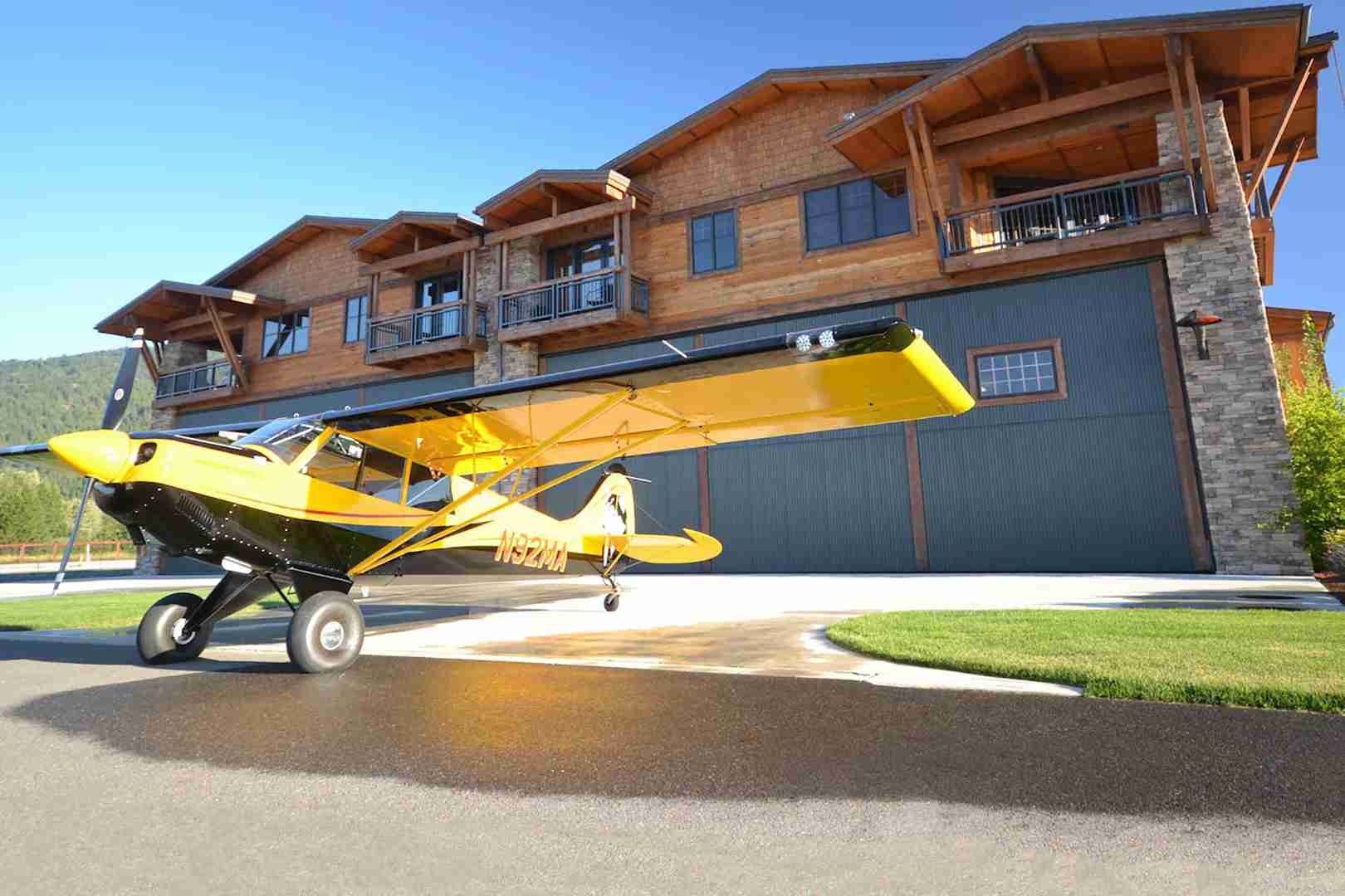 hangar in a house