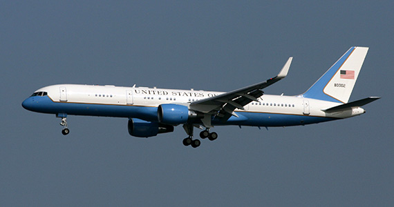 Boeing in flight
