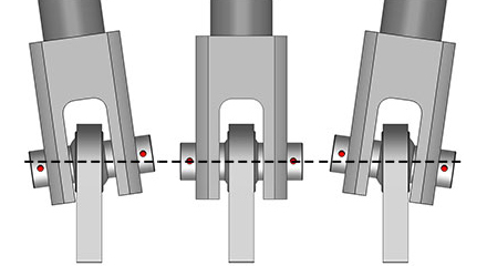 Spherical bearings for red power pumps